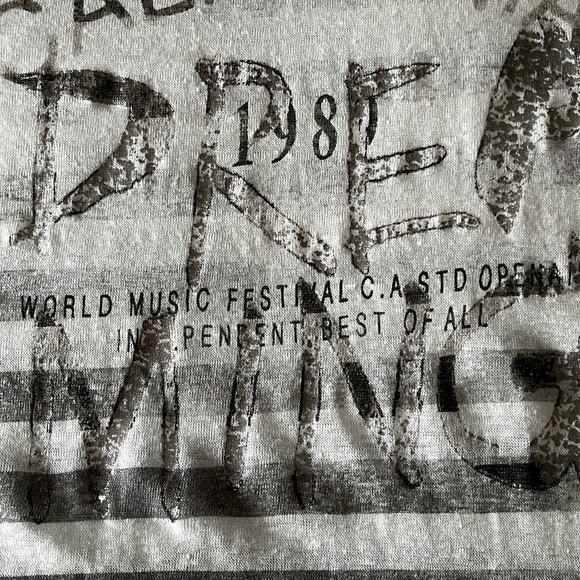 MONARI 100% Linen California Dreaming Long Sleeve Pullover Top Silver Metallic - Picture 4 of 11